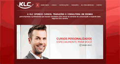 Desktop Screenshot of klcidiomas.com.br